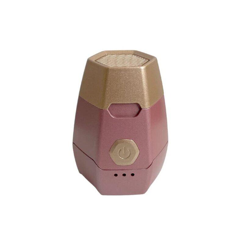 Crony New Hexagon Electric Bakhoor Arabic Home Office Mubkhara Oud Incense Burner, Pink