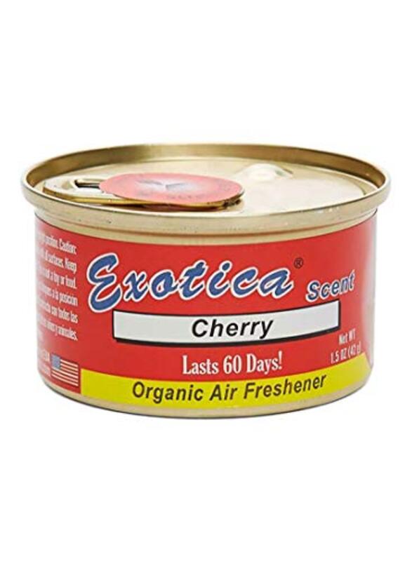 Exotica 42g Organic Cherry Car Air Freshener, Red