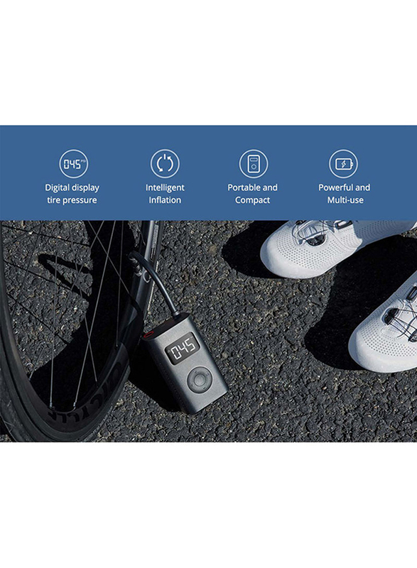 Xiaomi Digital Display Electric Tyre Pump, Black
