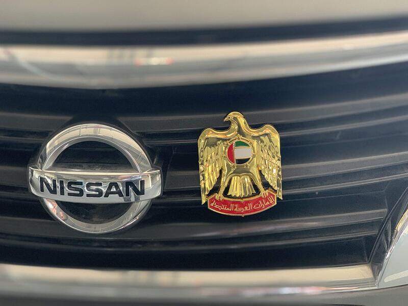 

Generic Eagle Logo of UAE for Car, Gold
