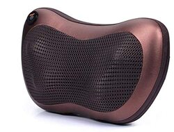 Vibrating Kneading Back And Neck Massager Pillow Infrared Shiatsu, Brown