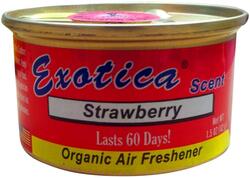 Exotica 42gm Scent Strawberry Car Air Freshener, Multicolour