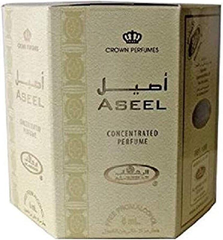 

Al Rehab Aseel Concentrated Roll on Bottle 6 x 6ml Perfume Oil Unisex