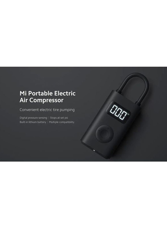 Xiaomi Portable Electric Air Compressor Pump, Black