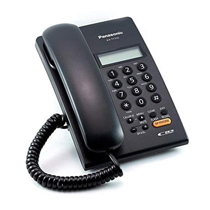 Panasonic KX-T7705 Corded Telephone, Black
