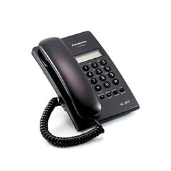 Panasonic KX-T7703X-B Caller ID Display Corded Telephone, Black