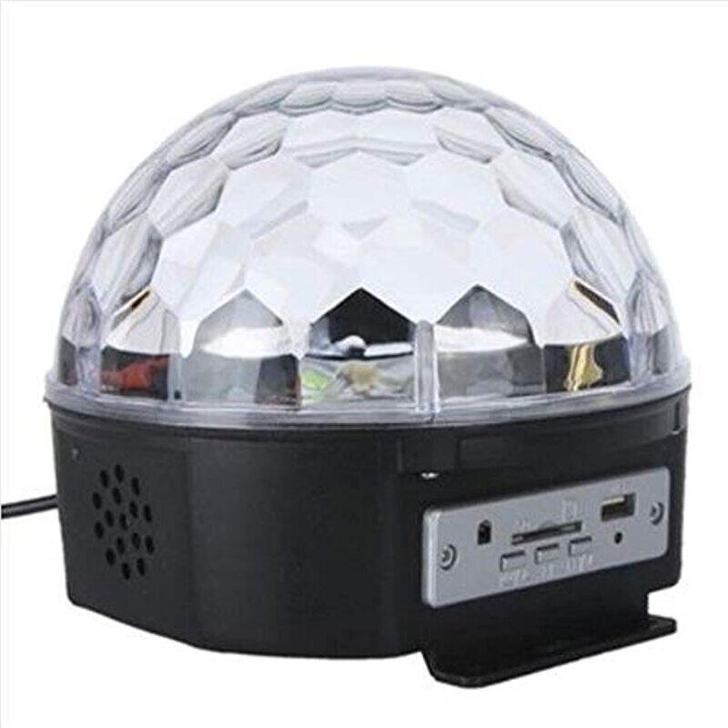 

Generic RGB LED Crystal Magic Ball Stage Light with MP3 Play, Multicolour