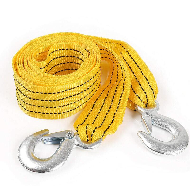 Double Thick Nylon Rope Towing Car Rope, 4 Meter