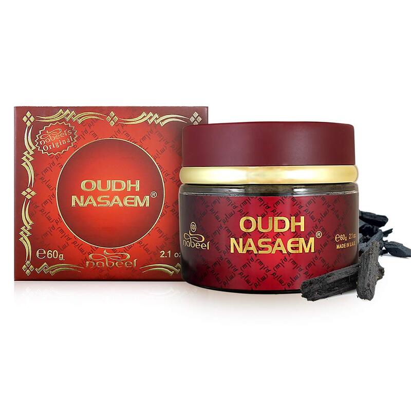 

Nabeel Oudh Nasaem Incense Solid Perfume 60gm EDP Perfume for Men