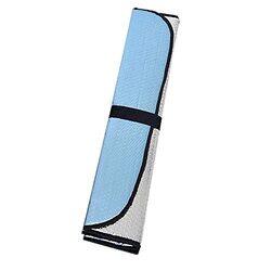 Aluminium Cling Car Windows Sunshade, Blue