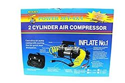 Heavy Duty 12V Double Cylinder Air Compressor, 30mm