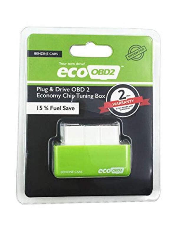 Eco Up to 15 Percent Fuel Saving Benzine Car Chip, OBD2, Green