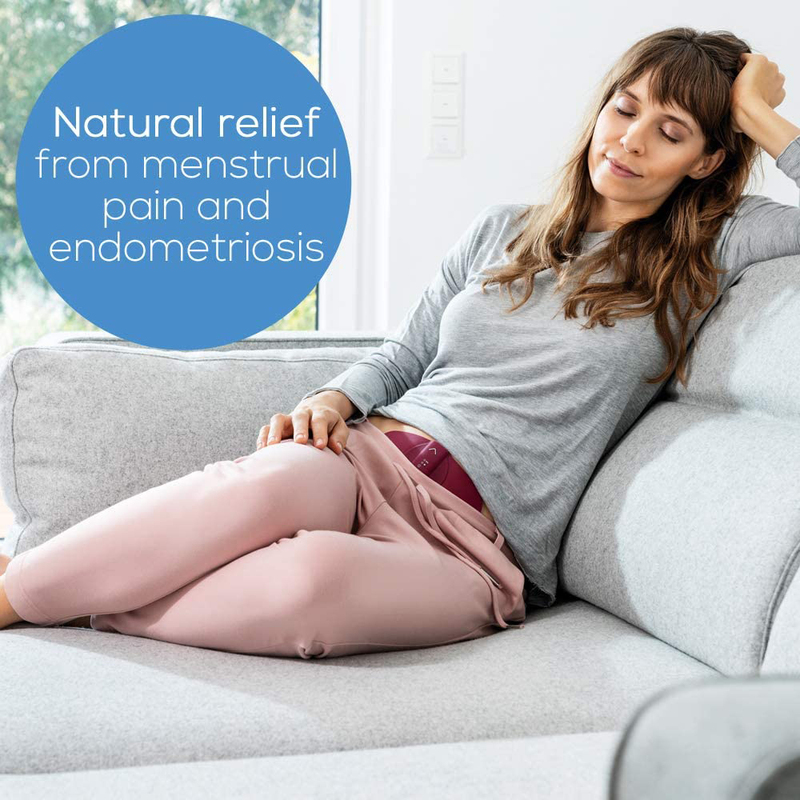 Beurer EM 50 Menstrual Relax Heat Tens Device, Dark Pink