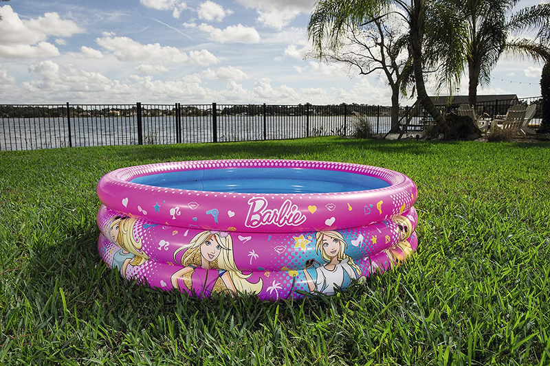 Bestway 3-Ring Barbie Pool, Multicolour