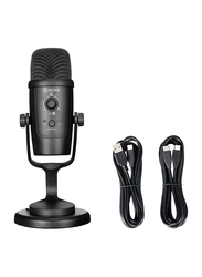 Boya BY-PM500 USB Microphone for USB Type-C Cable, Black