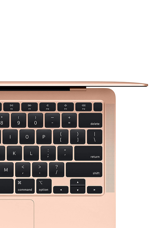 Apple MacBook Air Laptop, 13 inch Retina Display, Apple M1 Chip 8-Core, 256GB SSD, 8GB RAM, 7-Core GPU, EN KB, Touch ID, macOS, Gold