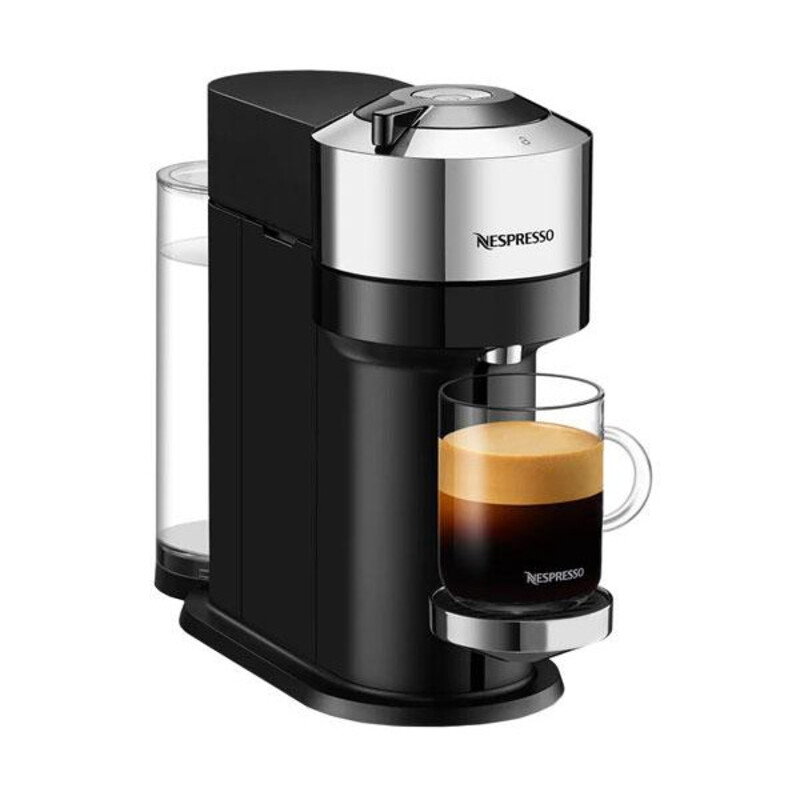 Nespresso Vertuo Next Coffee Machine-Chrome Deluxe Black