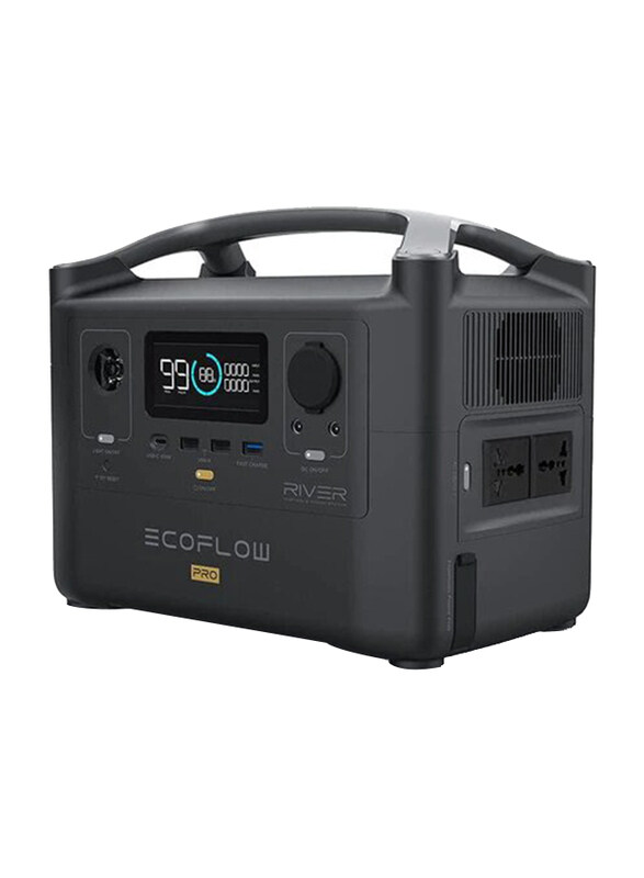 

Ecoflow River Pro Portable Power Station, EFRIVER600PRO-EU, Black