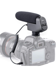 Boya BY-VM600 Condenser Microphone for Digital Slr Camera, Black
