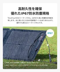 Ecoflow 4 Folded Solar Panel, 110W, MS301, Black