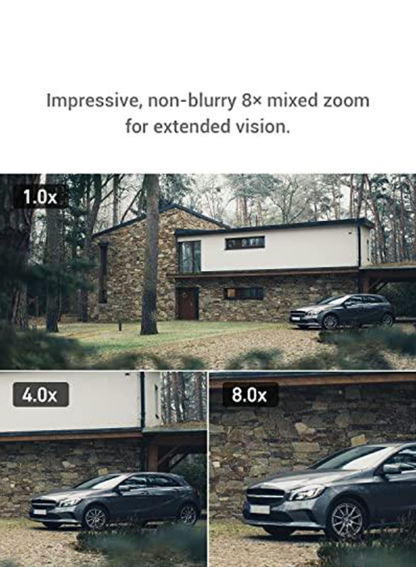 Ezviz Dual Lens Pan & Tilt Wi-Fi Outdoor Camera, C3PF, White