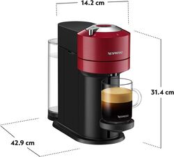 Nespresso Vertuo Next Coffee Machine- Red