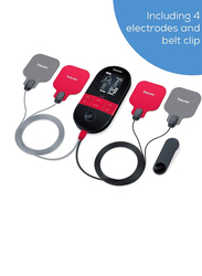 Beurer EM 59 Heat Digital Tens/Ems Device, Black/Red