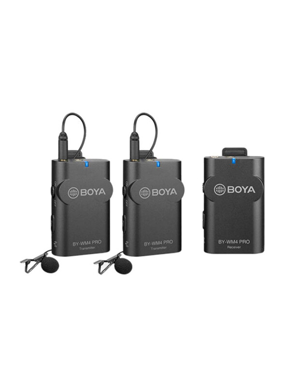 

Boya BY-WM4 Pro-K2 Wireless Smartphone Microphone for Android Devices, Black