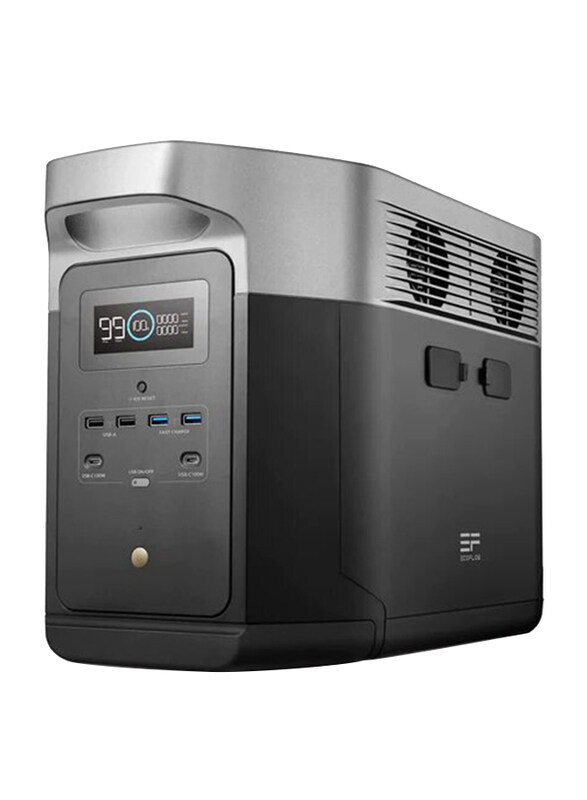 

Ecoflow Delta Max Portable Power Station, 2400W, Black