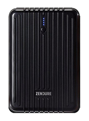 Zendure 10000mAh A3 Power Bank with Micro USB Input and Micro Cable, Black