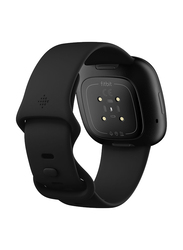 Fitbit Versa 3 Smartwatch, GPS, Black Aluminium Case with Black Band