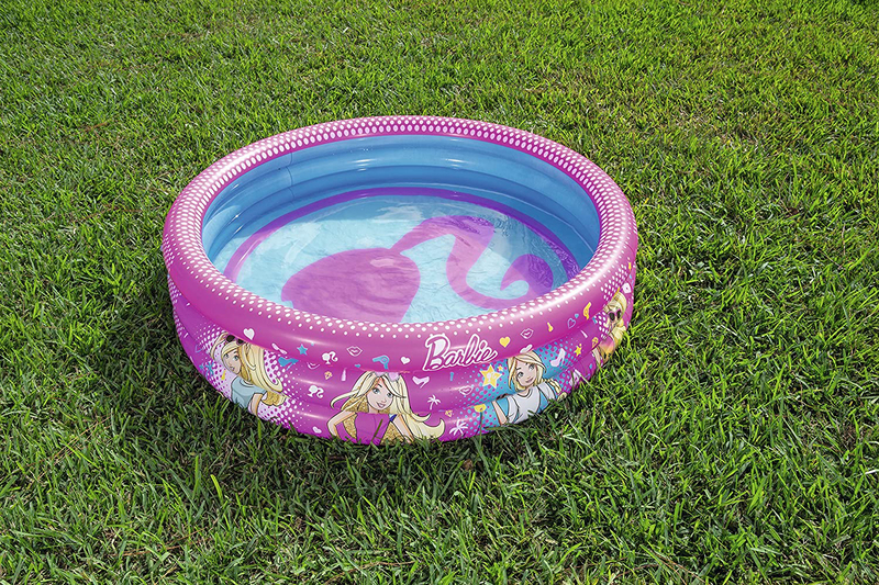 بيست واري بركة سباحة حلقية بتصميم باربي، ألوان متعددة