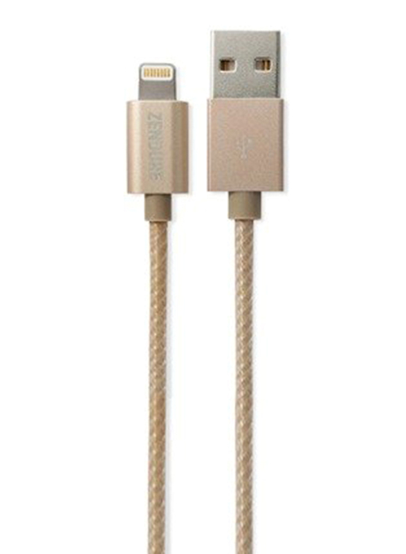 Zendure 1-Meter Lightning Cable, USB Type A Male to Lightning Cable, Gold