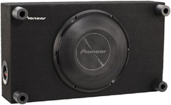 Pioneer 10 Inch Shallow Box with Subwoofers, 1200W, Black
