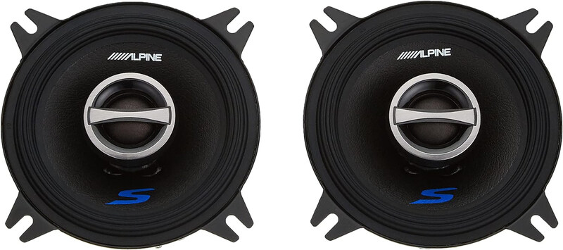 

Alpine S-S40 S-Series 4 2-Way Car Speakers, Black