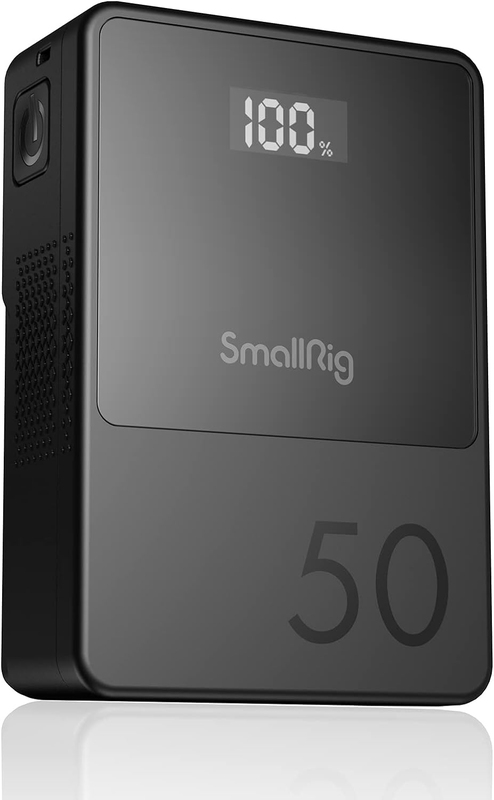 SmallRig VB50 Mini V-Mount Battery, 50Wh, 3579-CF, Black