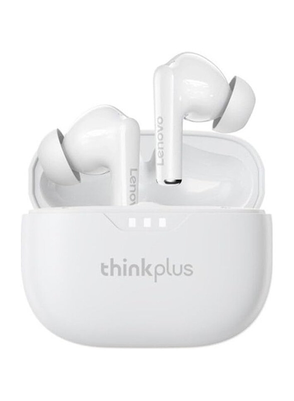 

Lenovo Thinkplus LP3 Pro True Wireless Bluetooth In-Ear Noise Cancelling Earbuds, White