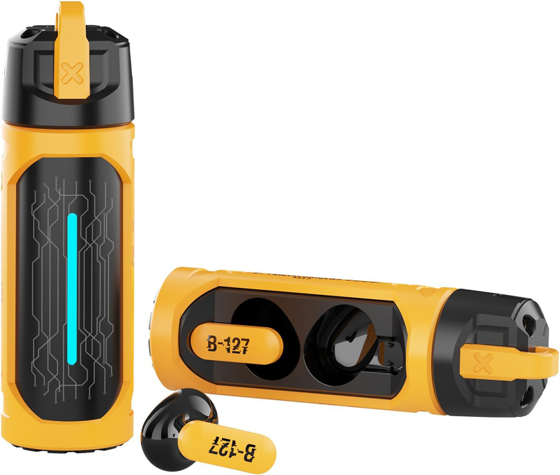 Transformers TF-T11 True Wireless Bluetooth 5.4 In-Ear Earbuds, Yellow