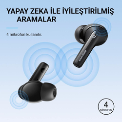 Anker Soundcore Life Note 3i Wireless In-Ear Noise Cancelling Earbuds with 4 Mic, Black