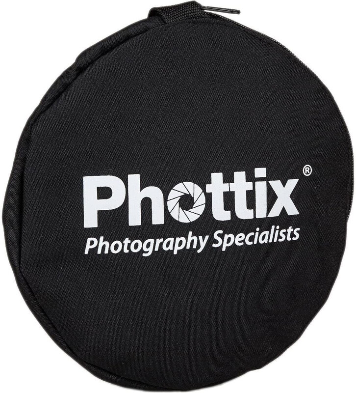 

Generic Phottix 5-In-1 Premium Reflector with Handles, Black