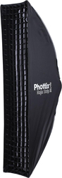 Phottix 140cm Raja Quick-Folding Strip Softbox, Black