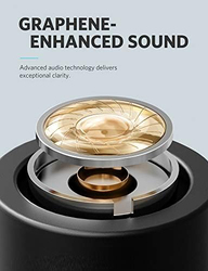 Anker Binaural Wireless Bluetooth In-Ear Headphones with Microphone, A3901011, Black
