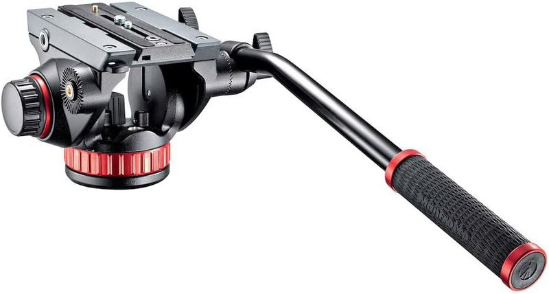 Manfrotto Video Head with Flat Base And Fixed Lever, Multicolour