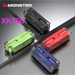 Monster Airmars Wireless ENC Gaming Headphones, XKT08, Red