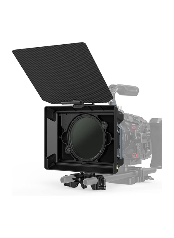 SmallRig 95mm Matte Box VND Kit of Star-Trail Series, Lightweight Multifunctional Modular VND Filter Kit for DSLR Mirrorless Cameras, 3645, Black