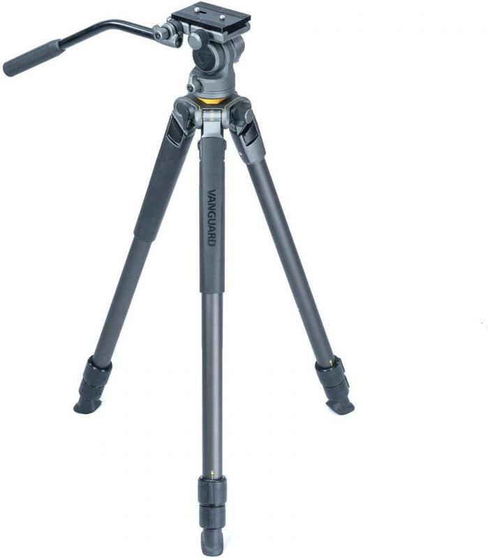 

Generic Vanguard Alta Pro 2 263AV Aluminium Tripod with Ph-114 Video Head for DSLR & Mirrorless Cameras, Black