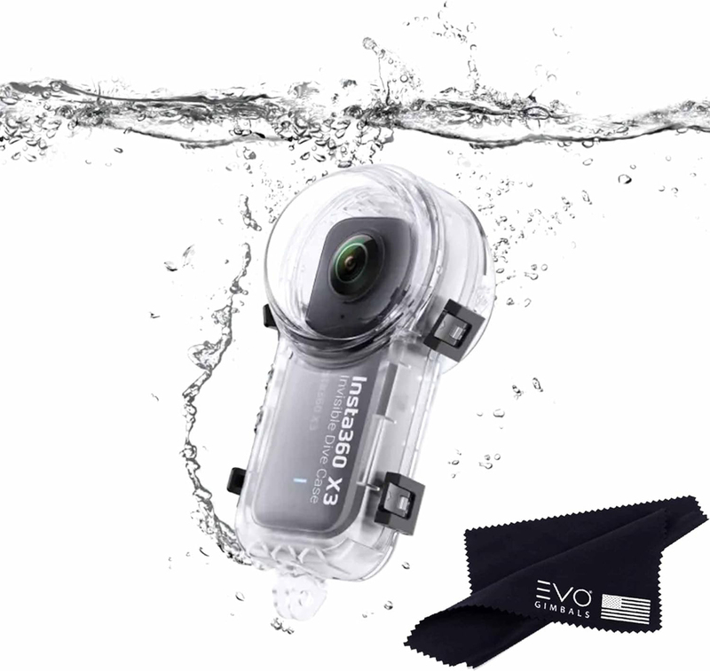 Insta360 X3 Invisible Dive Case with Waterproof Up to 50m, Clear