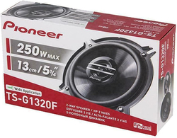 Pioneer TS-G1320F 5.25" 250W 2-Way Coaxial Speaker System, Black