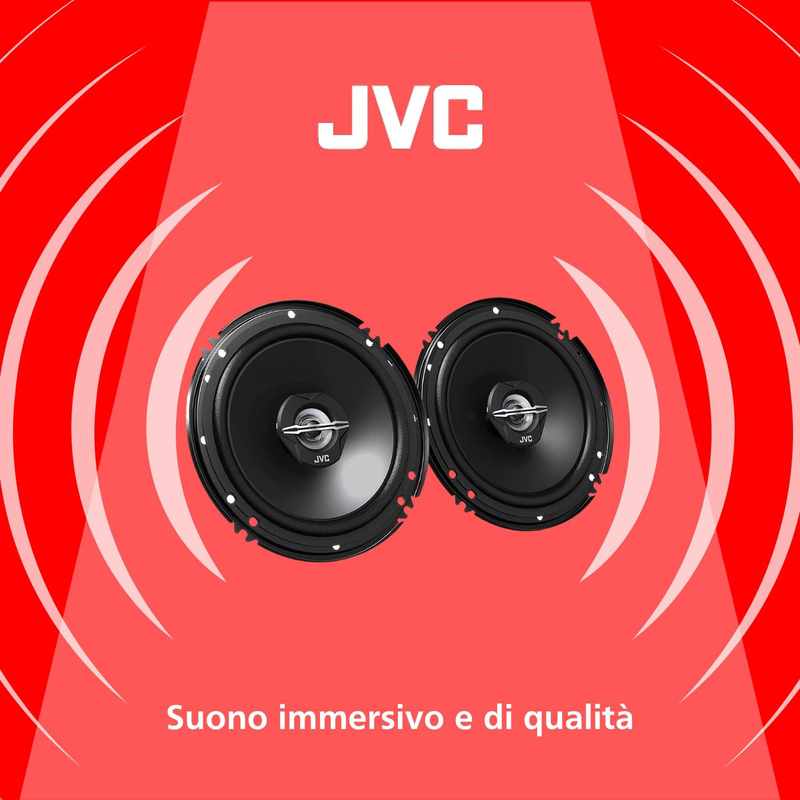 Jvc Cs J620X 16cm 2-Way Coaxial Speaker, Black