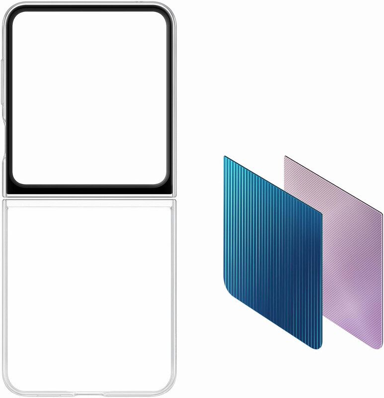 

Samsung Galaxy Z Flip5 Flipsuit Mobile Phone Case Cover, Clear